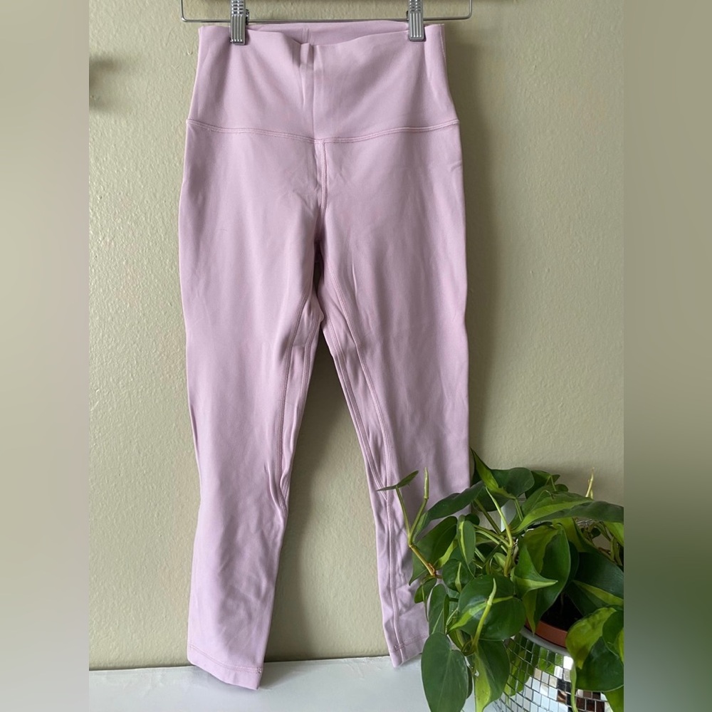 Lululemon Align Leggings 25” Pink Peony Women’s Size 6 Athleisure Gym